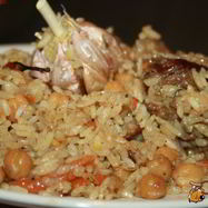 Рецепт Плова с говядиной, курицей и нутом в мультиварке