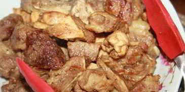 плов с говядиной, курицей и нутом в мультиварке