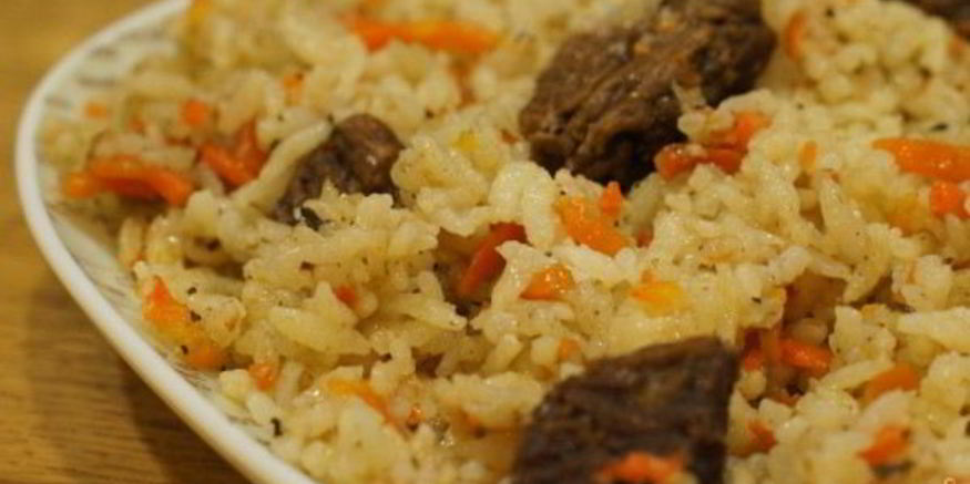 Рецепт плова с говядиной в мультиварке