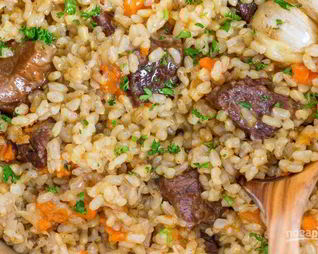 Плов с говядиной