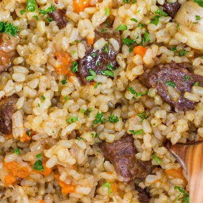 Плов с говядиной