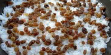 плов с курагой и изюмом