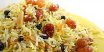 плов с курагой и изюмом