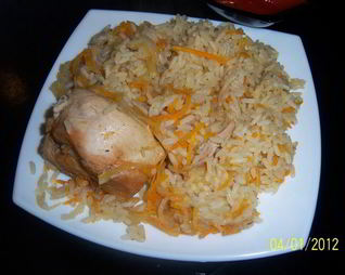 Плов с курицей