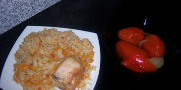 плов с курицей