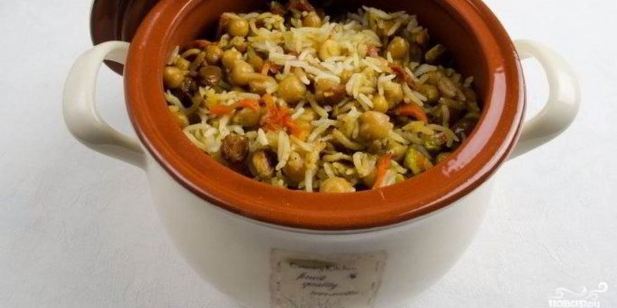 Рецепт плова с нутом в мультиварке