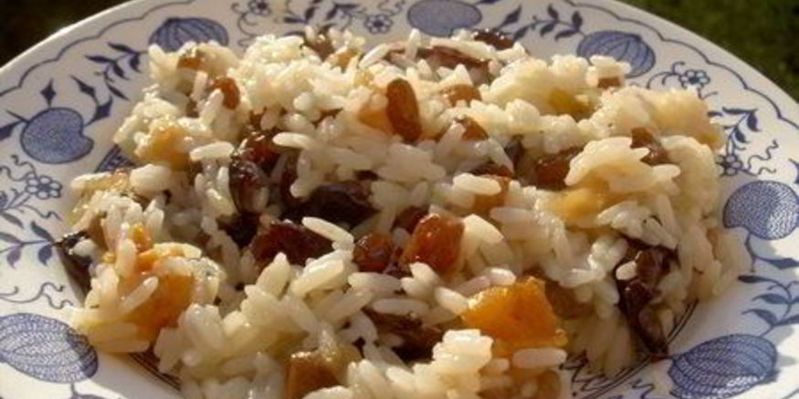 Рецепт плова с яблоками