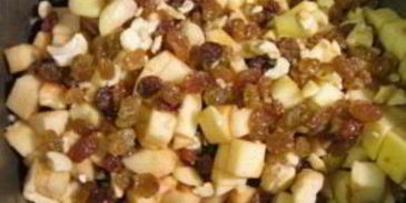 плов с яблоками