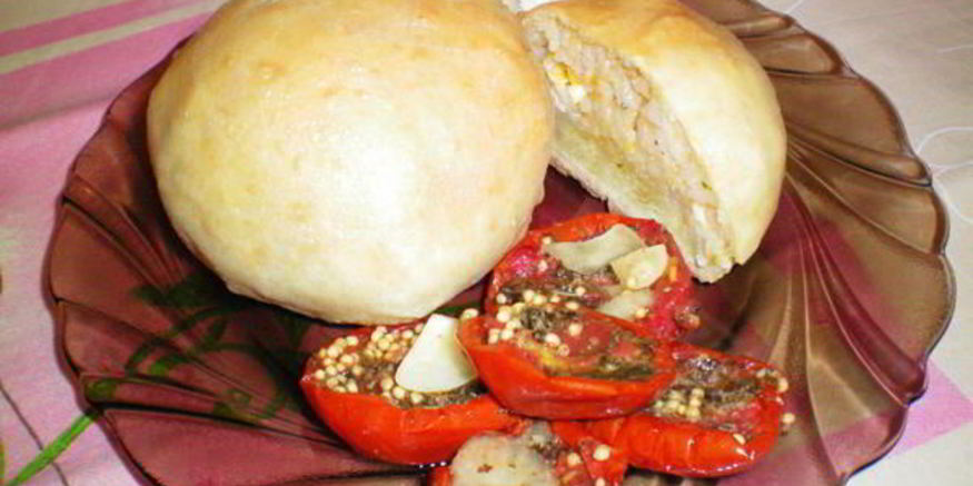 Рецепт плова в булочке