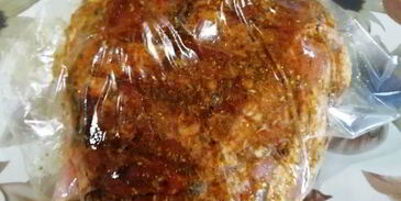 разобранный плов с бараниной