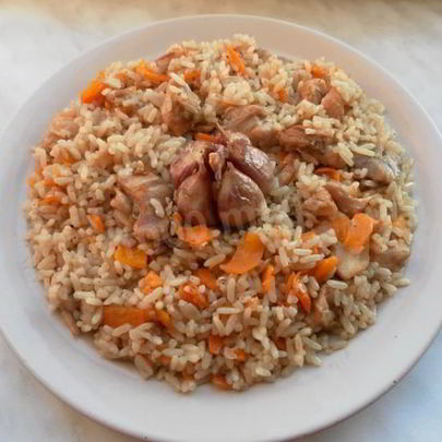 Узбекский плов с курицей домашний