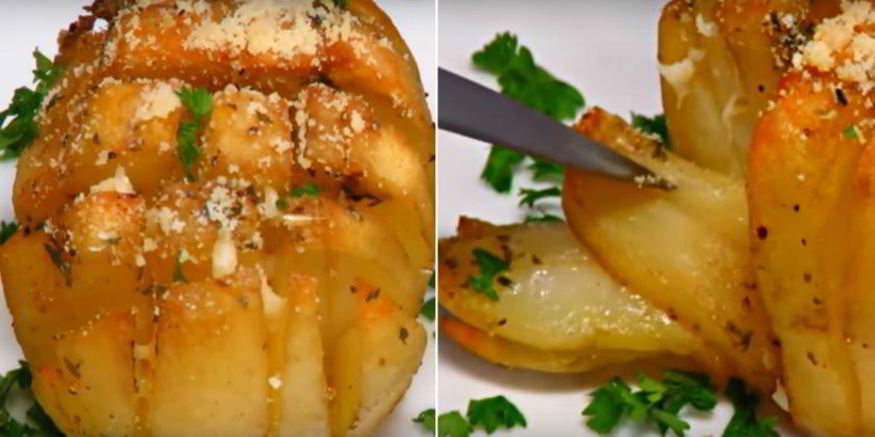 Рецепт праздничного гарнира из картофеля