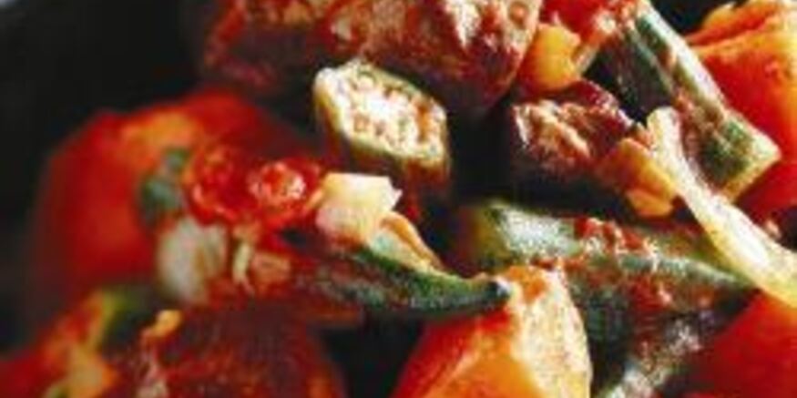 Рецепт африканского рагу из баранины со сладким картофелем