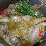 Рецепт Фрикасе из кролика с тимьяном