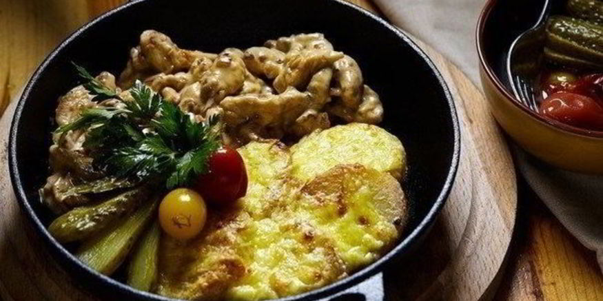 Рецепт фрикасе из курицы с картофелем