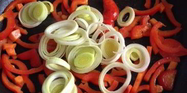 фрикасе из утки с киноа