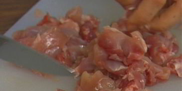 макароны с рагу из кролика