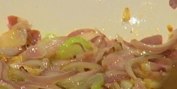 макароны с рагу из кролика