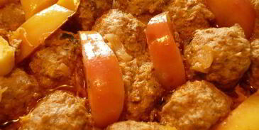 осеннее рагу с фрикадельками из говядины