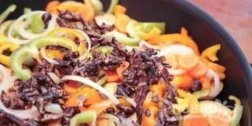 овощное рагу с фрикадельками