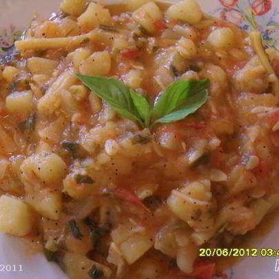 Овощное рагу с кабачком