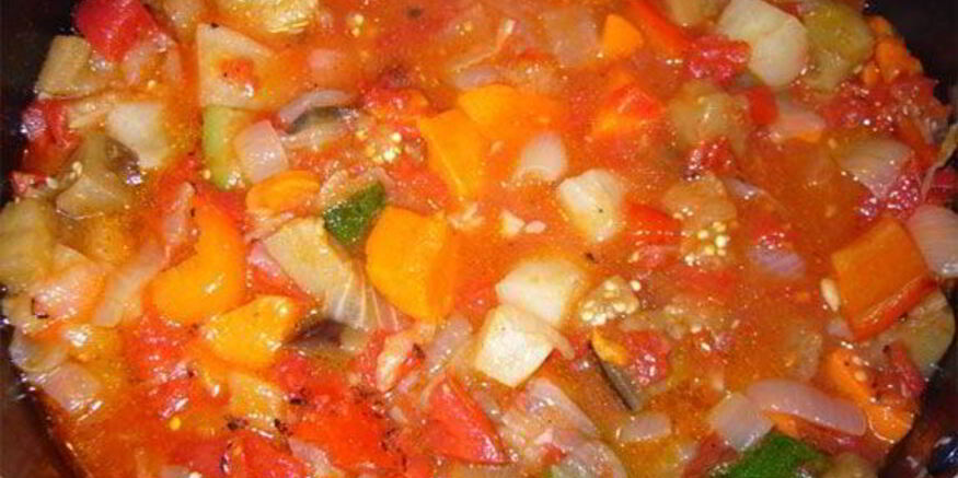 Рецепт овощного рагу с карри