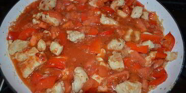 овощное рагу с куриным филе