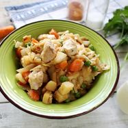 Рецепт Овощного рагу с курицей с капустой и картошкой