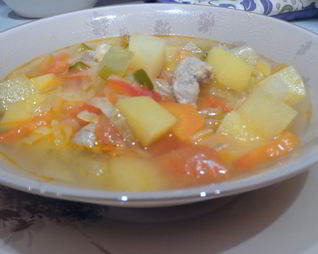 Овощное рагу с мясом