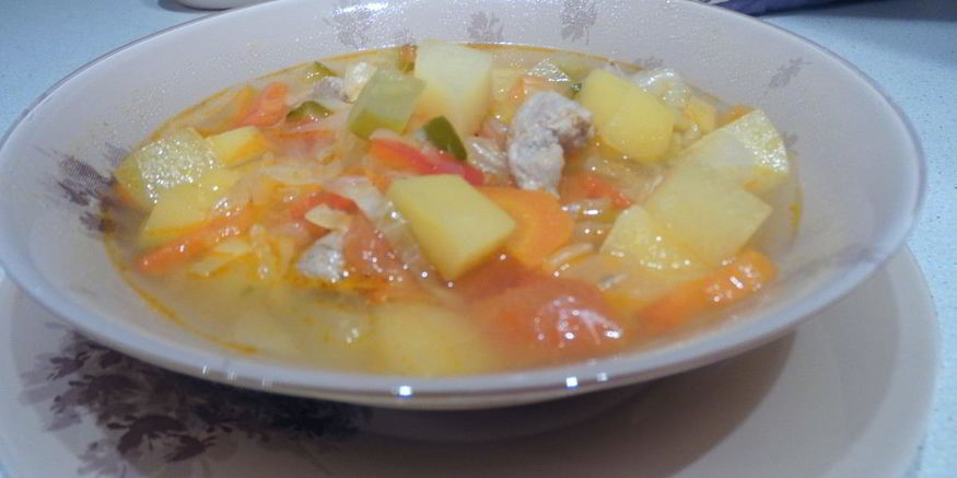 Рецепт овощного рагу с мясом