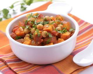 Овощное рагу с нутом