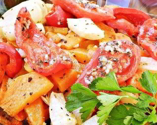 Овощное рагу с тыквой