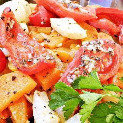 Овощное рагу с тыквой