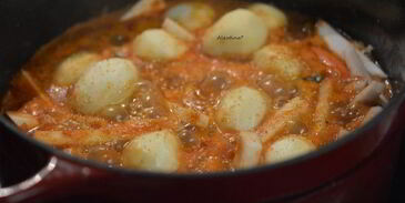 рагу из говядины с овощами