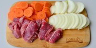 рагу из говядины в пароварке