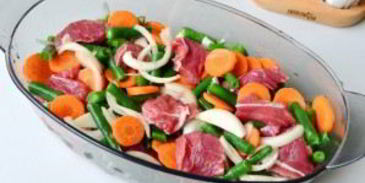 рагу из говядины в пароварке