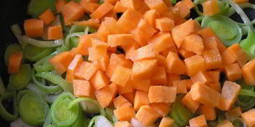 рагу из индейки с луком-пореем