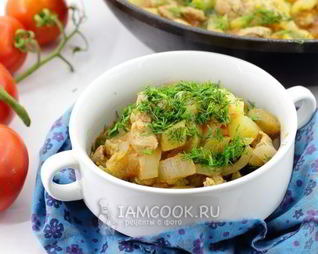 Рагу из кабачков с мясом