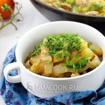 Рагу из кабачков с мясом