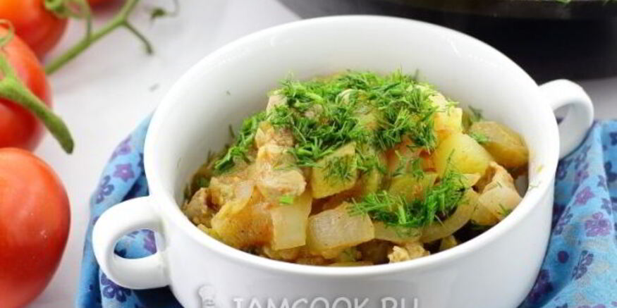 Рецепт рагу из кабачков с мясом