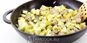 рагу из кабачков с мясом