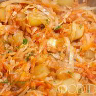 Рецепт Рагу из капусты с кабачками