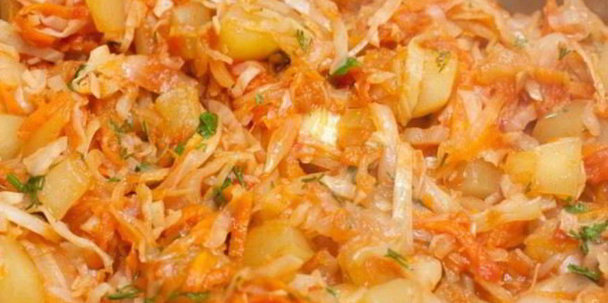 Рецепт рагу из капусты с кабачками