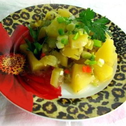 Рагу из овощей с кабачками