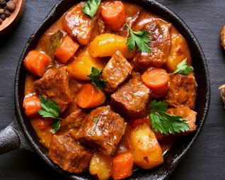 Рагу из свинины с овощами