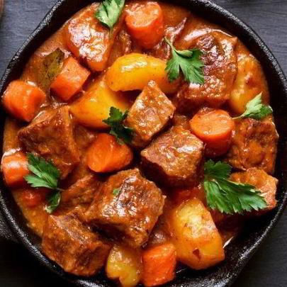 Рагу из свинины с овощами