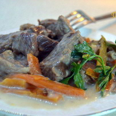 Рагу из телятины по Полю Бокюзу