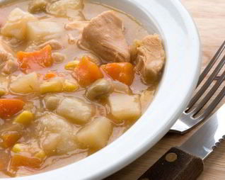 Рагу с куриным филе и овощами