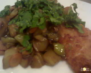 Рагу с огурцом