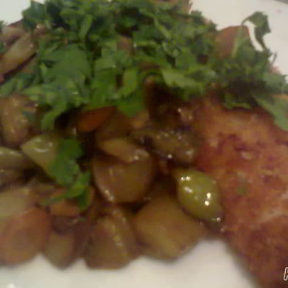 Рагу с огурцом